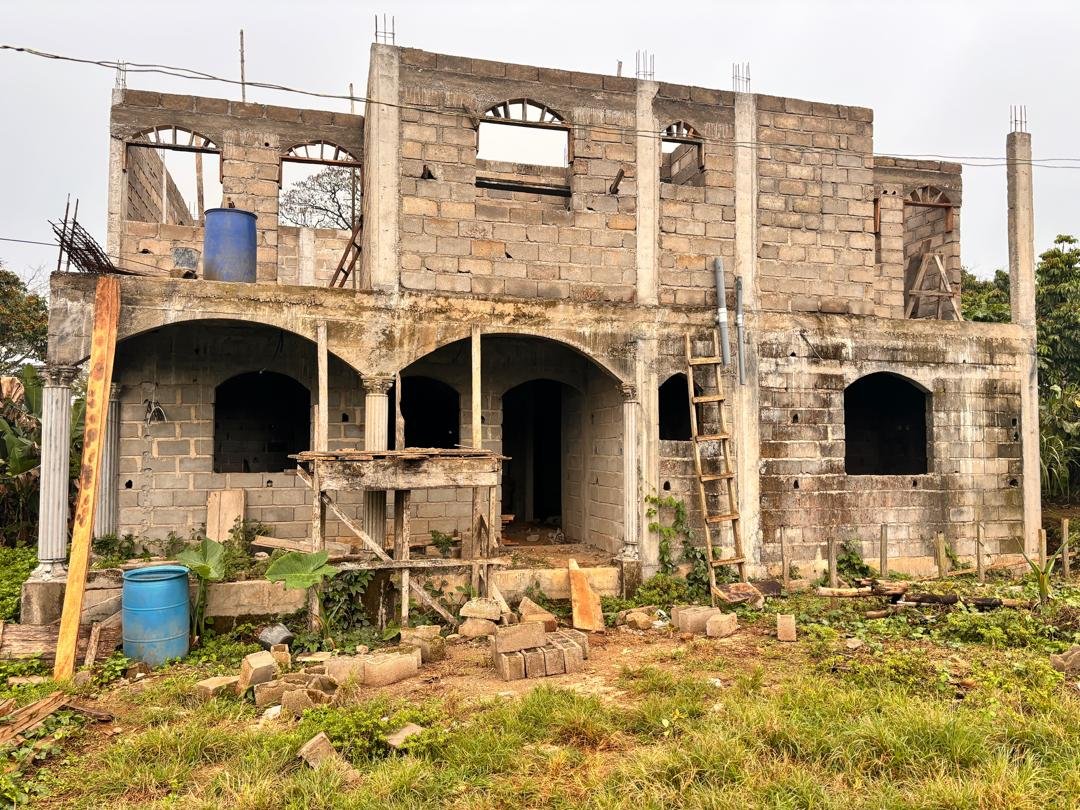 Two-storey residential under construction